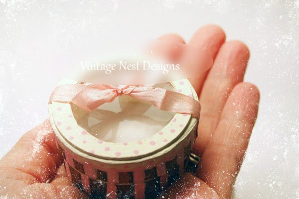 Hat Box No.18 Dollhouse Miniature Handmade image 2