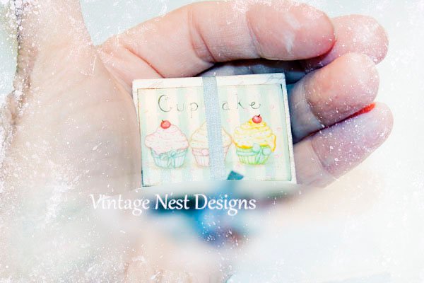Box No.10 Dollhouse Miniature Handmade image 1