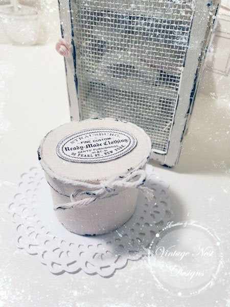 Box No.55 Dollhouse Miniature Handmade for Dolls image 0