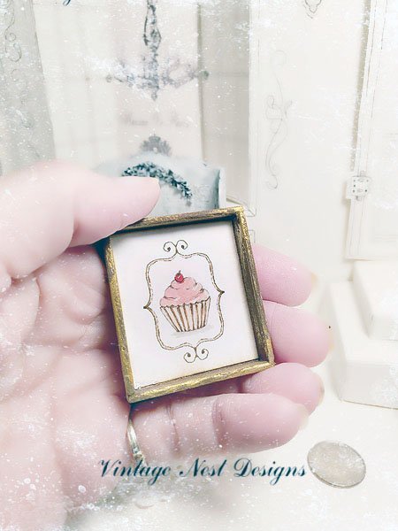 Cupcake No.41 Dollhouse Miniature Handmade image 4