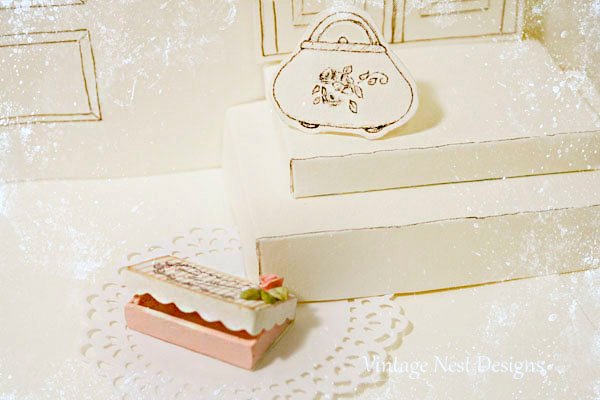 Box No.20 Dollhouse Miniature Handmade image 1