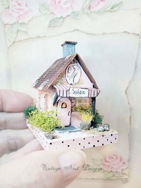 Putz House No.37 Salon Handmade Miniature image 5