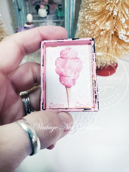 Cotton Candy No.2:1 Dollhouse Miniature Handmade image 1