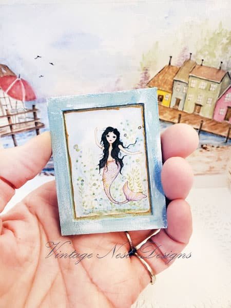 Under the Sea Mermaid No.1:2 Dollhouse Miniature Handmade image 3