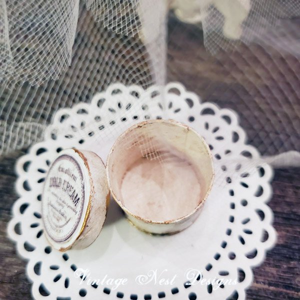 Hat Band Box No.105 Dollhouse Miniature Handmade image 2