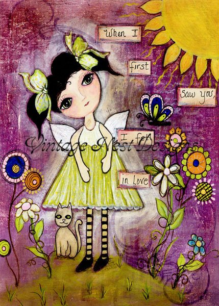 When I First Saw You Digital Prints Acrylic Painting image 0