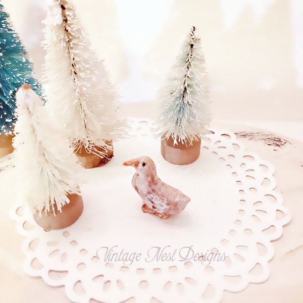 Duck No.1 Dollhouse Miniature Handmade image 2