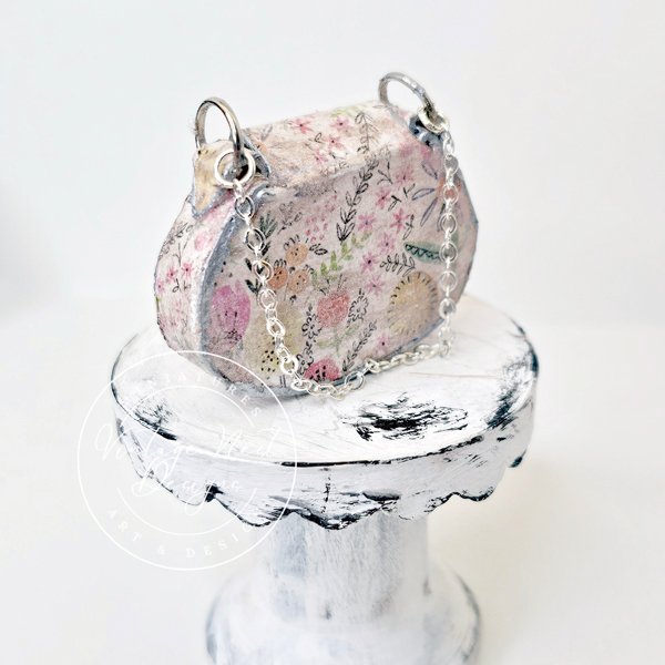 Purse No.23 Dollhouse Miniature Handmade for Dolls image 6
