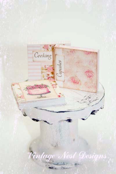 Shabby Chic Books No.10 Handmade for Dollhouse image 0