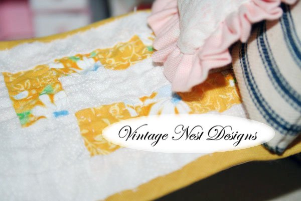 Quilt No.1 Dollhouse Miniature Handmade image 2
