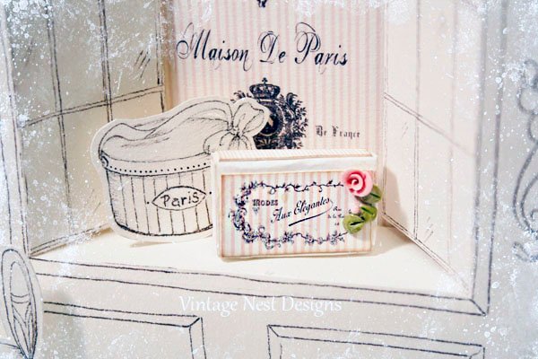Box No.20 Dollhouse Miniature Handmade image 3