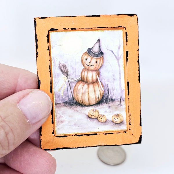 Halloween Pumpkins No.5:5 Dollhouse Miniature Handmade image 4
