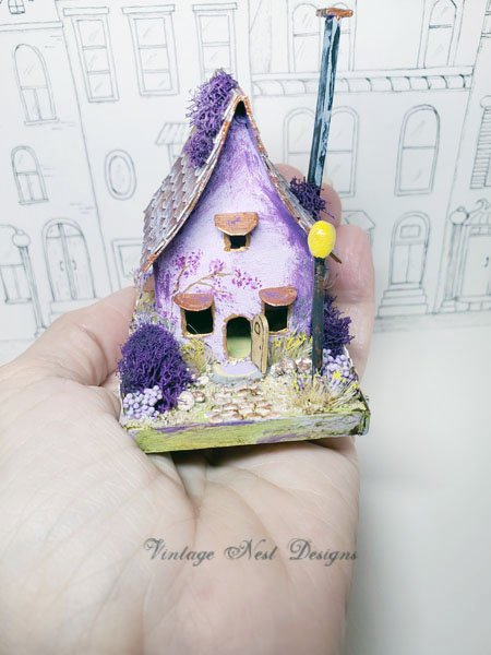 Putz House No.40 Handmade Miniature image 3
