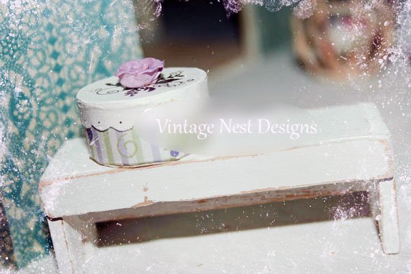 Hat Band Box No.13 Dollhouse Miniature Handmade image 3