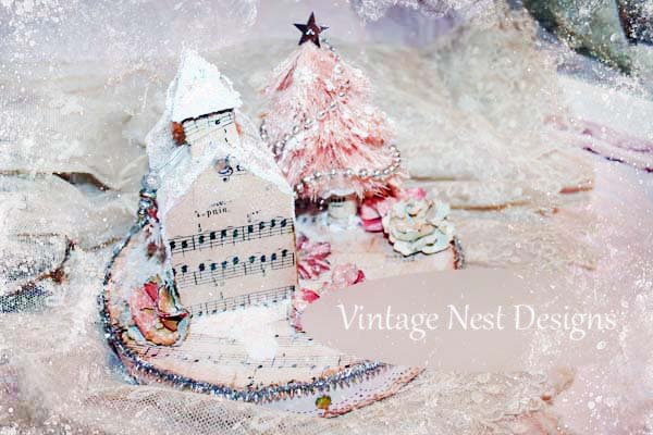 Christmas Mini Scene No.1 Handmade Miniature image 0