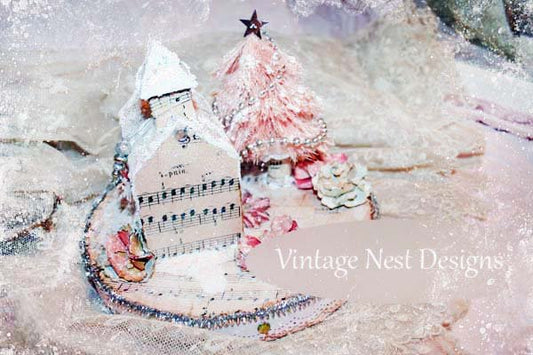 Christmas Mini Scene No.1 Handmade Miniature image 0