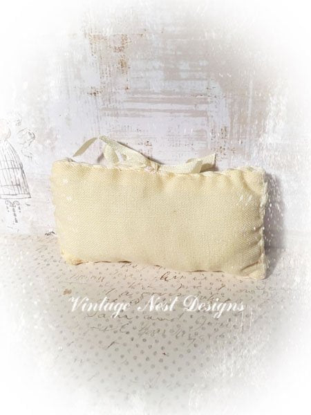 Pillow No.1:1 Dollhouse Miniature Handmade image 2