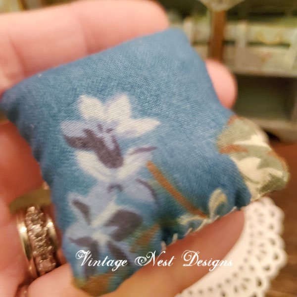 Pillows No.3 Dollhouse Miniature Handmade image 2