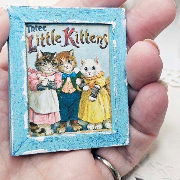 Three Little Kittens No.1:5 Dollhouse Miniature Handmade image 7