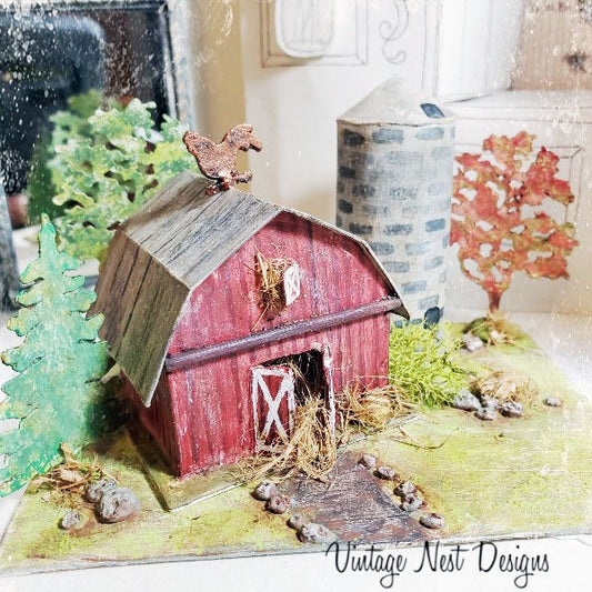 Barn No.1 Handmade Miniature image 0
