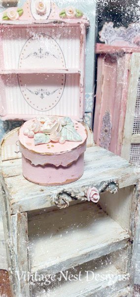 Box No.57 Dollhouse Miniature Handmade for Dolls image 1