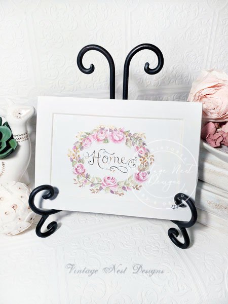 Flowers Home No.1 Original Watercolor Painting image 0