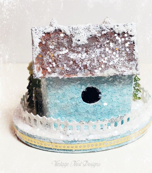 Christmas House No.2 Handmade Miniature image 4