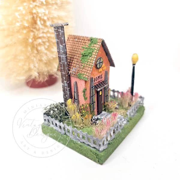 Putz House Miniature No.38 Handmade Miniature image 2