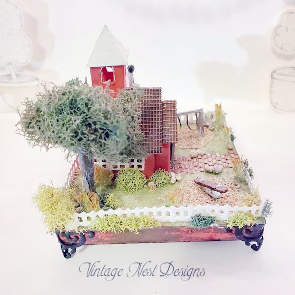 Putz School Holiday House No.1 Handmade Miniature image 4