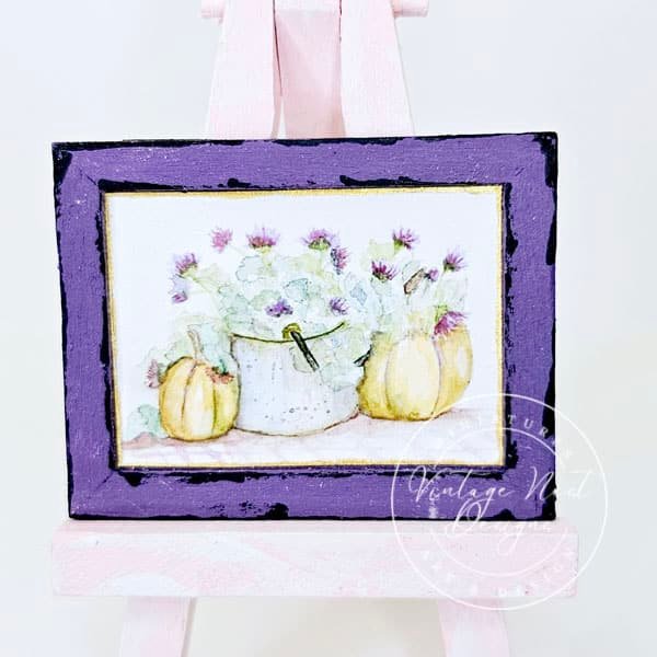 Bucket of Pumpkins No.1:2 Dollhouse Miniature image 0