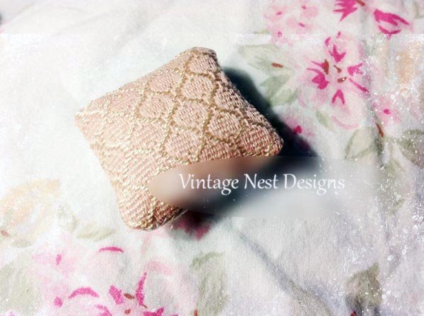 Bird Pillow No.2 Dollhouse Miniature Handmade image 3