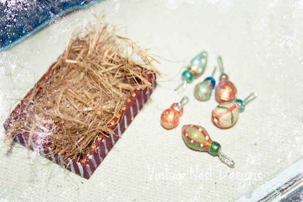 Mini Christmas Bulbs No.1 Dollhouse Miniature Handmade image 4