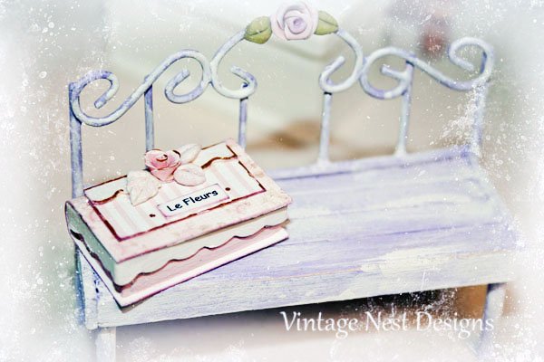 Box No.26 Dollhouse Miniature Handmade image 2