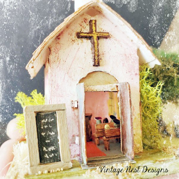 Church House No.5 Handmade Miniature image 14