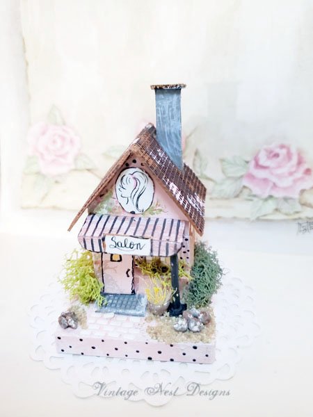 Putz House No.37 Salon Handmade Miniature image 3