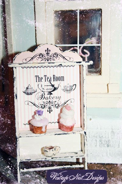 French Shelf No.32 Dollhouse Miniature Handmade image 0