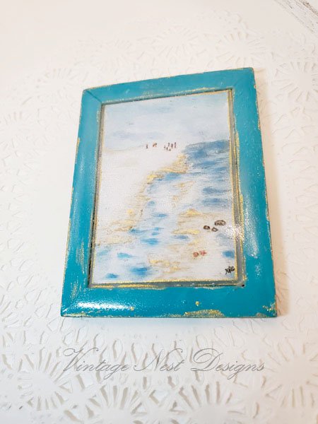 Family Beach Fun No.1 Dollhouse Miniature Handmade image 3