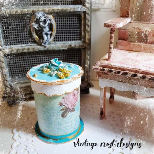 Box No.80 Dollhouse Miniature Handmade image 0