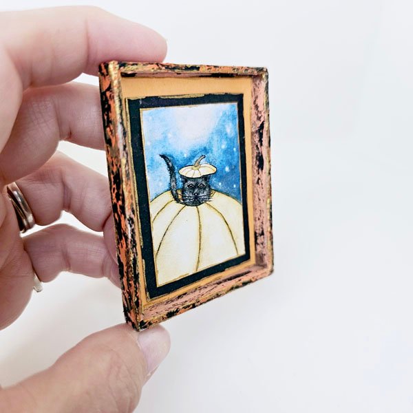 Dollhouse Miniature Pumpkin Kitty No.1:2 image 6