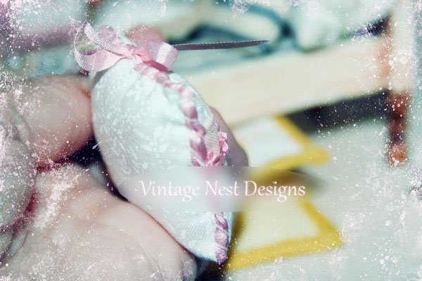 Pillow No.2 Dollhouse Miniature Handmade image 3