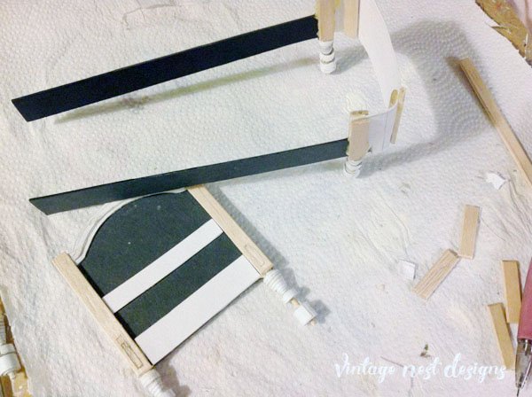 Dollhouse Bed No.3 Handmade Miniature image 13