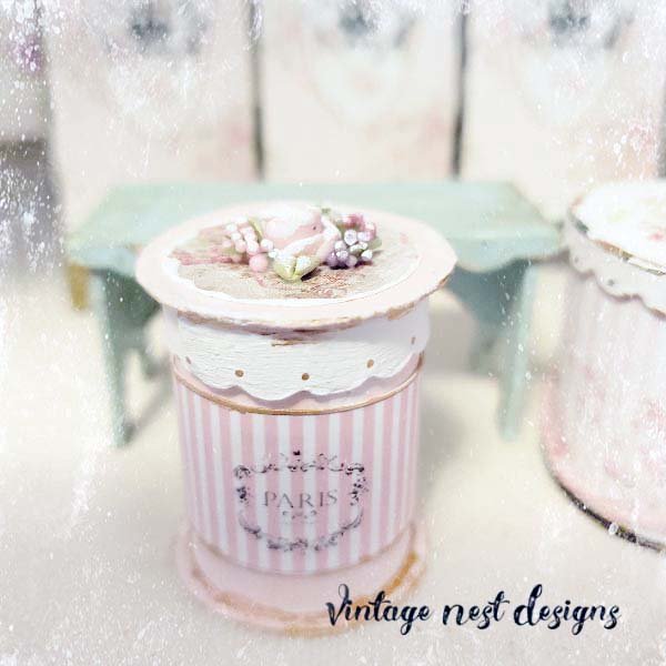 Box No.79 Paris Dollhouse Miniature Handmade image 2
