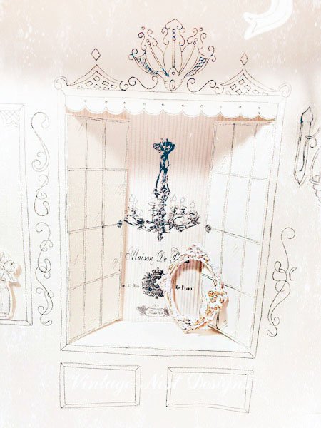 Frame No.7 Dollhouse Miniature Porcelain Handmade image 2