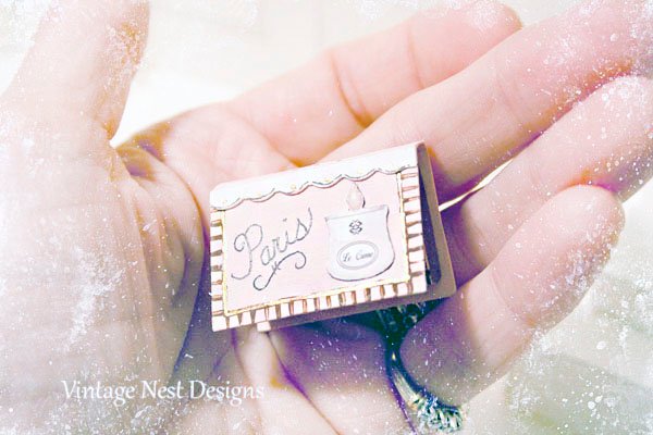 Box No.30 Dollhouse Miniature Handmade image 5