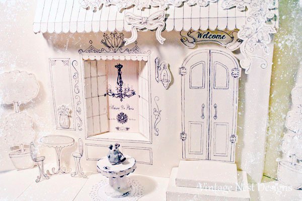 Porcelain Easter Bunny No.2 Handmade Dollhouse Miniature image 3