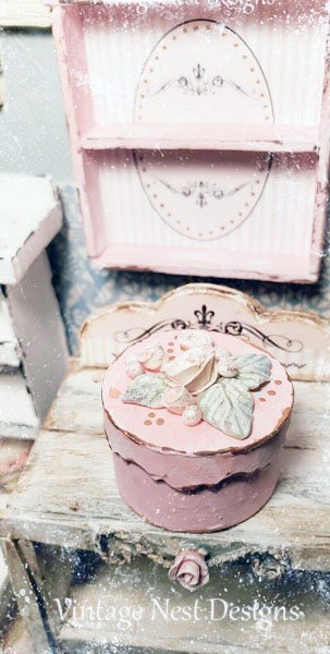 Box No.57 Dollhouse Miniature Handmade for Dolls image 4
