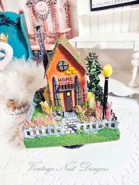 Putz House Miniature No.38 Handmade Miniature image 5