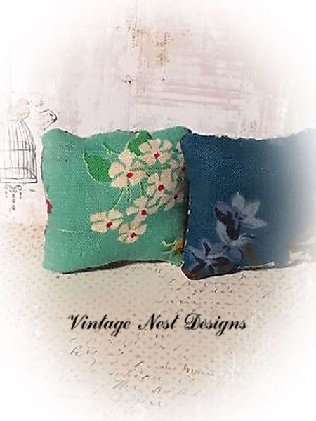 Pillows No.3 Dollhouse Miniature Handmade image 0