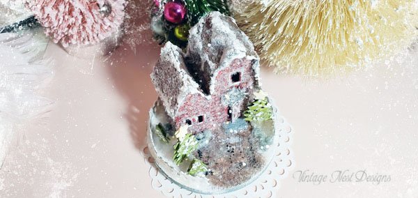 Christmas Barn No.1 Handmade Miniature image 1
