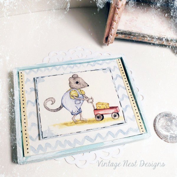 Mouse No.1:3 Dollhouse Miniature Handmade image 2